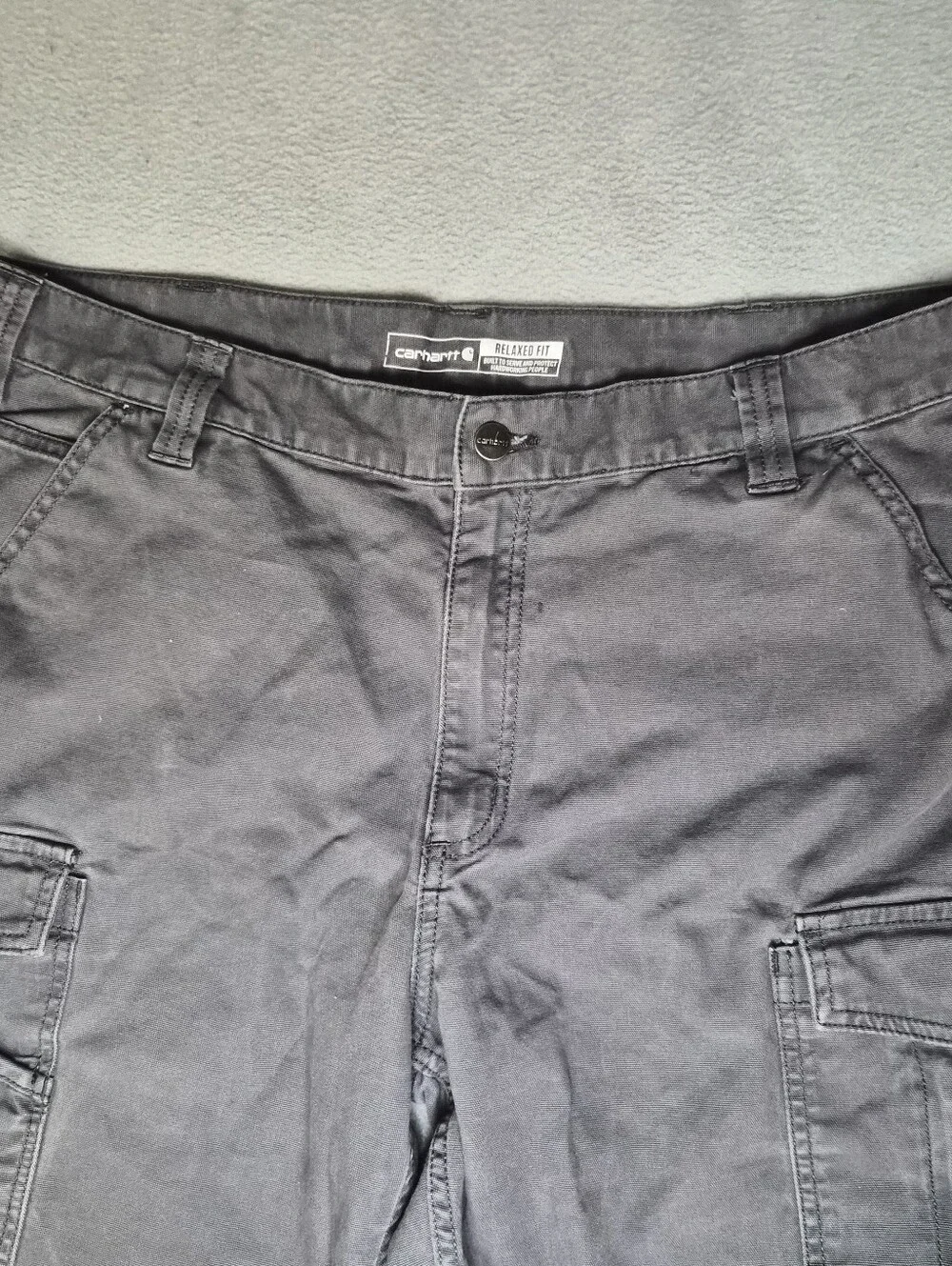 Carhartt Grey Cargo Shorts With a Relaxed fit size mens 38W
